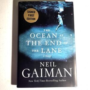 Signed by Neil Gaiman The Ocean at the End of the Lane 2013 1st Edition HDDJ